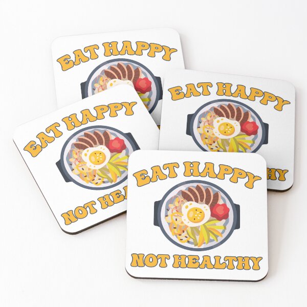 Item preview, Eat Happy Not Healthy designed and sold by PaintedPixels01.
