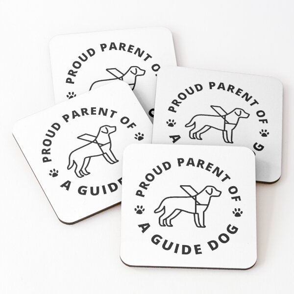 Item preview, Proud Parent of a Guide Dog - Working Dog - Dog In Harness - Black Design designed and sold by SayWhatYouFeel.