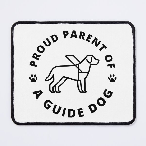 Item preview, Proud Parent of a Guide Dog - Working Dog - Dog In Harness - Black Design designed and sold by SayWhatYouFeel.