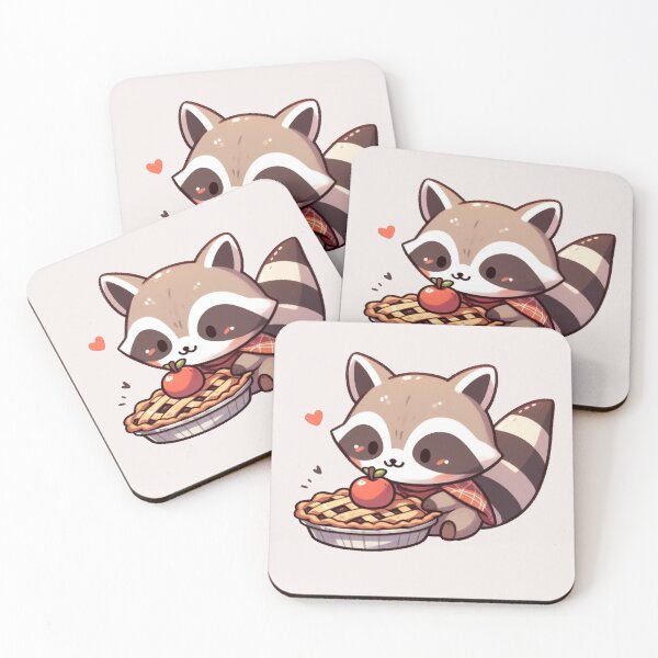 Item preview, Raccoon Eating Apple Pie designed and sold by LemuellTrends.