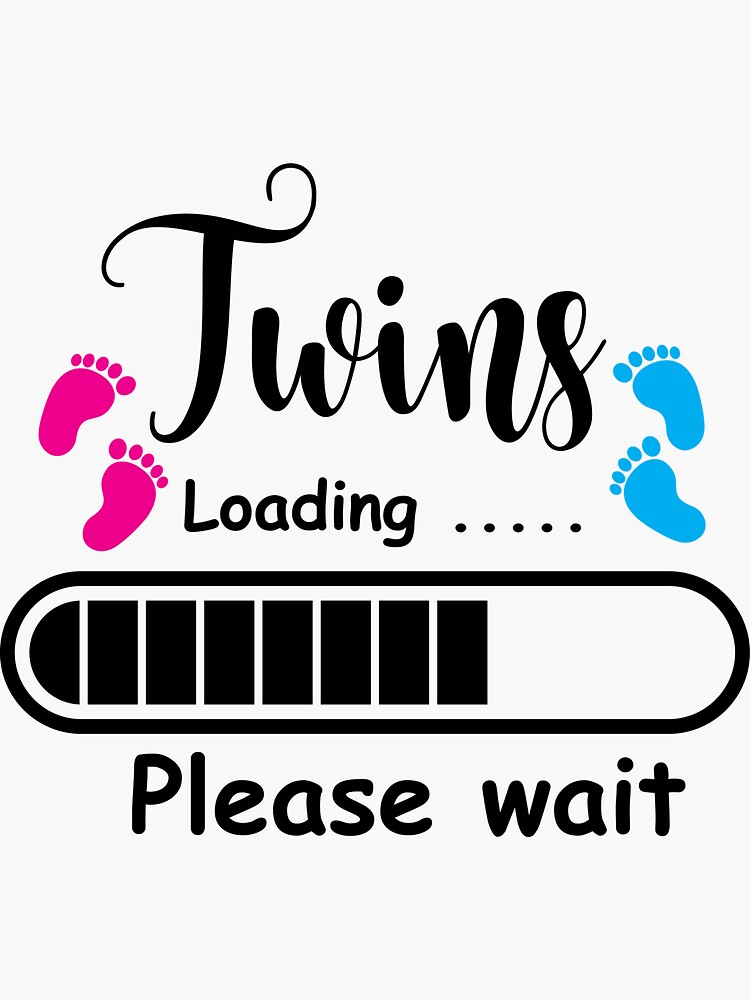 Twins Loading Please Wait T Shirt Pregnancy Announcement Twins Loading Please Wait T Shirt Pregnancy Announcement
