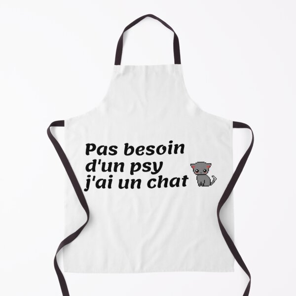 Item preview, Pas besoin d'un psy j'ai un chat designed and sold by lazaretand-shop.