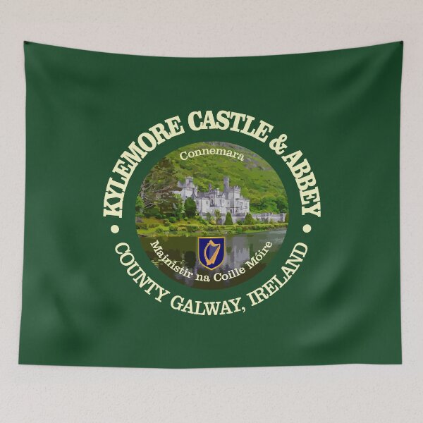 Item preview, Kylemore Castle & Abbey (rd) designed and sold by curranmorgan.