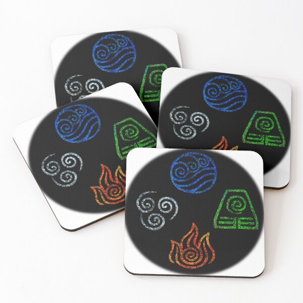 Item preview, Elemental signs with black background designed and sold by MoonLilly18.