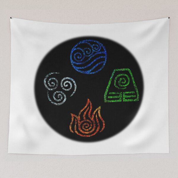Item preview, Elemental signs with black background designed and sold by MoonLilly18.