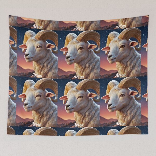 Item preview, Aries Portrait designed and sold by ZodiacWonders.