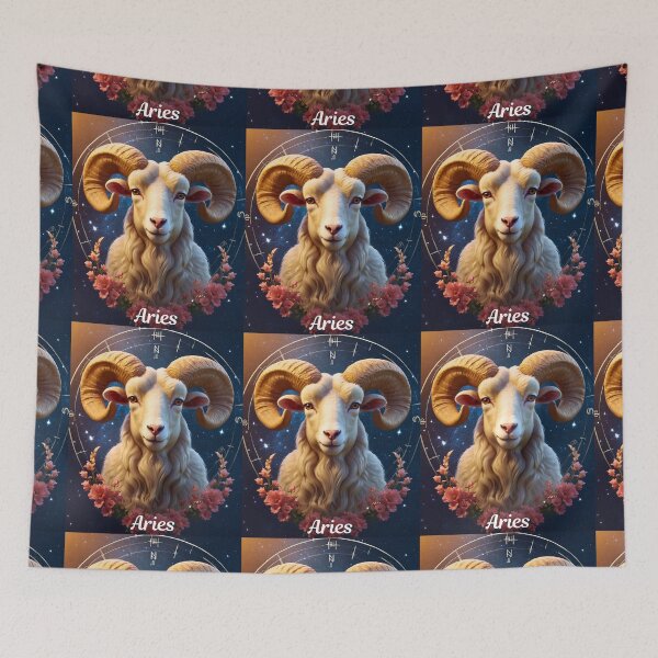 Item preview, Aries Portrait designed and sold by ZodiacWonders.
