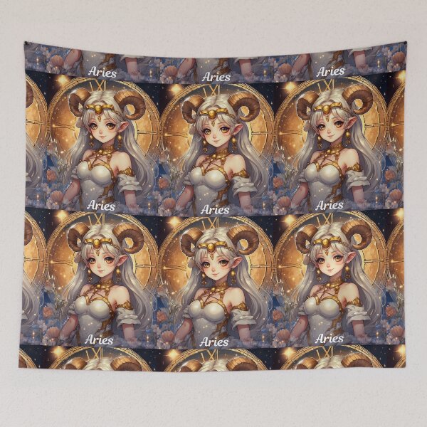 Item preview, Aries Portrait designed and sold by ZodiacWonders.