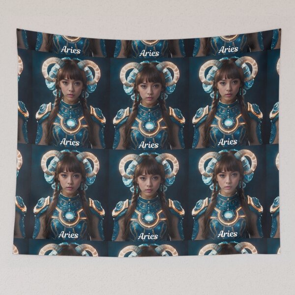 Item preview, Aries Portrait designed and sold by ZodiacWonders.