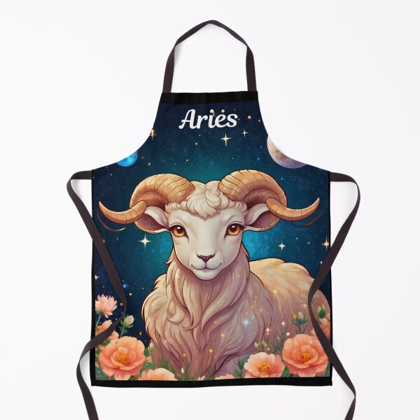 Artikelvorschau, Widder-Porträt entworfen und verkauft von ZodiacWonders.