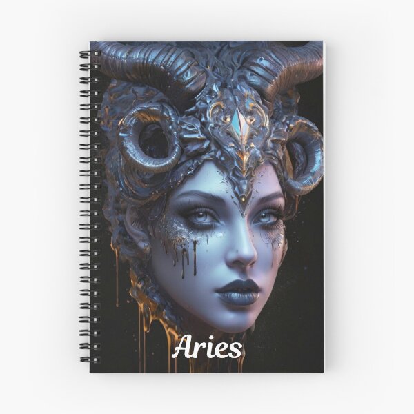 Artikelvorschau, Widder-Porträt entworfen und verkauft von ZodiacWonders.