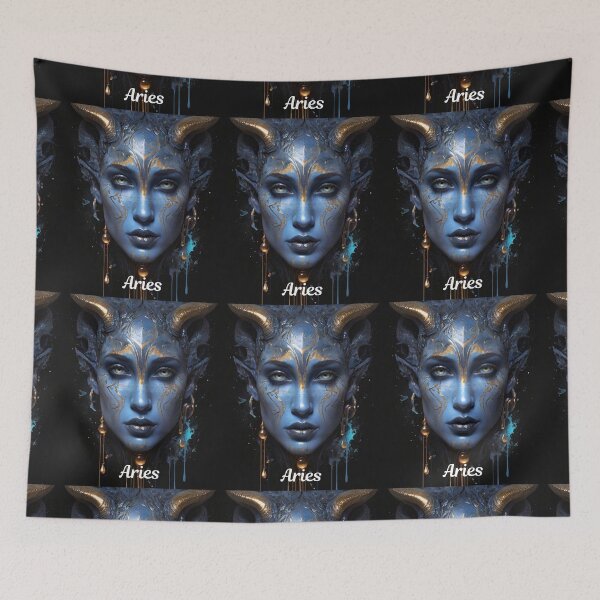 Item preview, Aries Portrait designed and sold by ZodiacWonders.