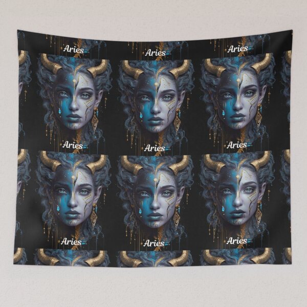 Item preview, Aries Portrait designed and sold by ZodiacWonders.