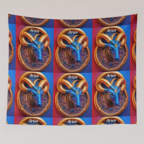 Item preview, Aries Portrait designed and sold by ZodiacWonders.
