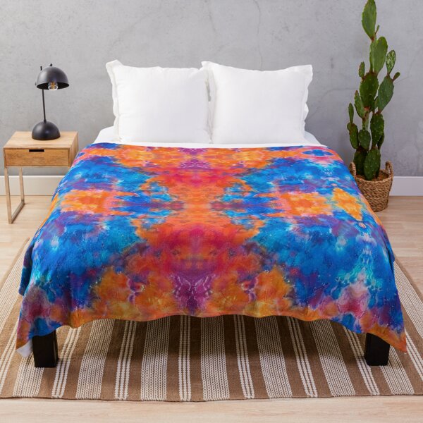Artikelvorschau,  Buntes Mandala-Tie-Dye-Muster – Vintage Boho Gelbblau entworfen und verkauft von RoyalStarsPatts.