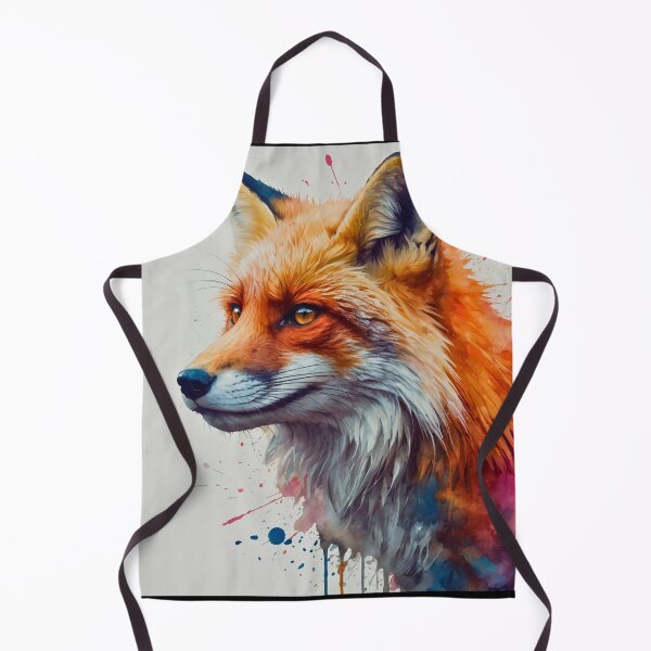 Artikelvorschau, Fuchsporträt entworfen und verkauft von FoxVibes.