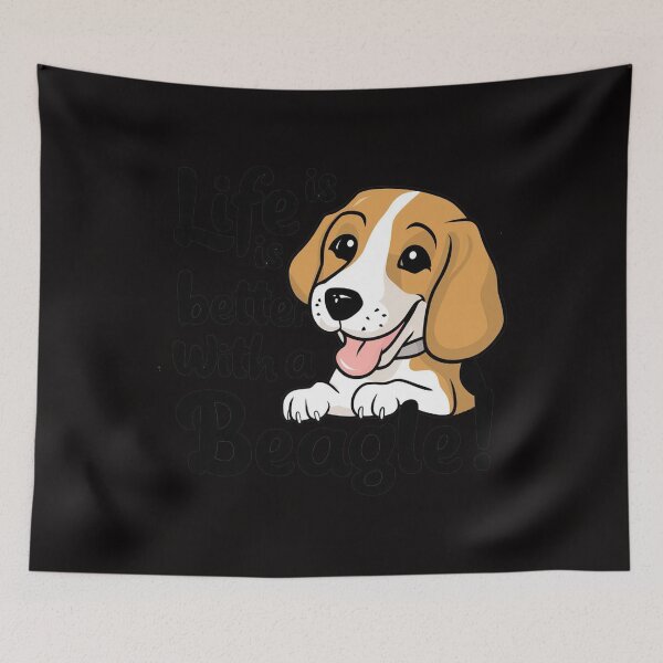 Item preview, life is better with a beagle designed and sold by Terbotv.
