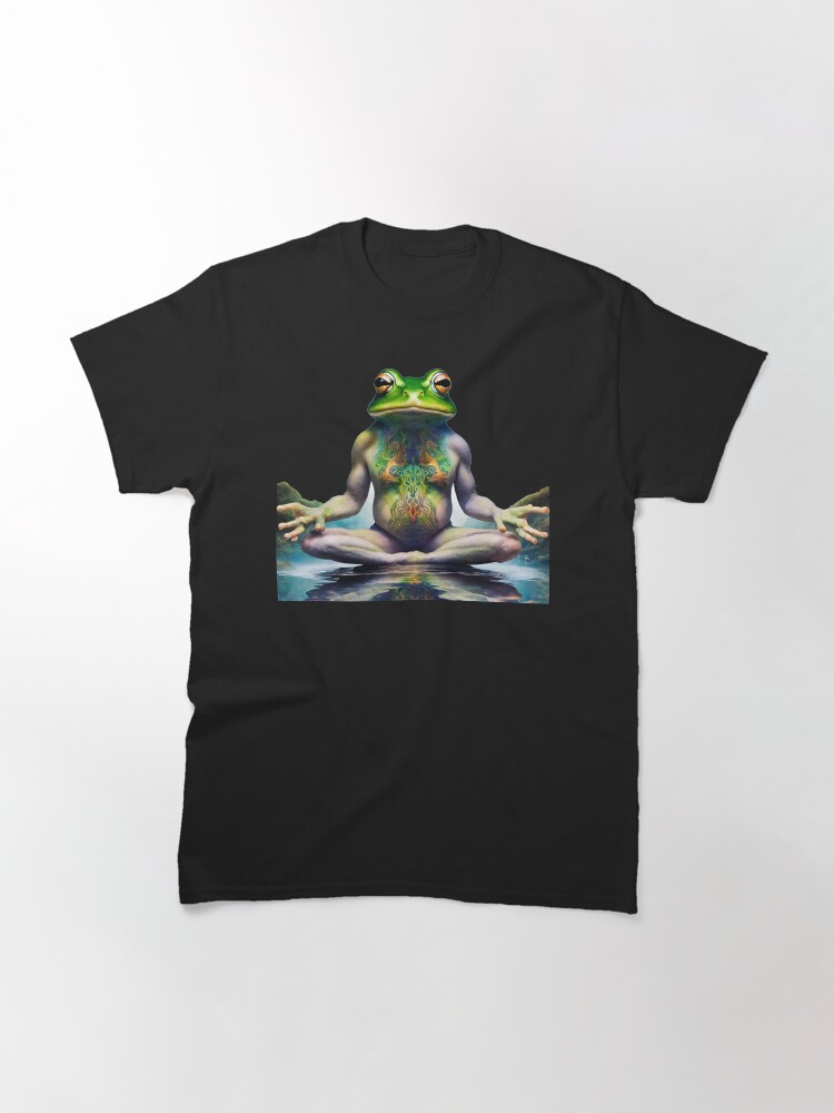 Thumbnail 3 of 7, Classic T-Shirt, Frog Spirit Animal Shaman Guide designed and sold by Kangaboy.