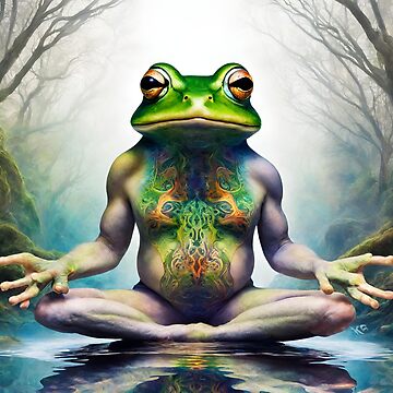 Artwork thumbnail, Frog Spirit Animal Shaman Guide by Kangaboy