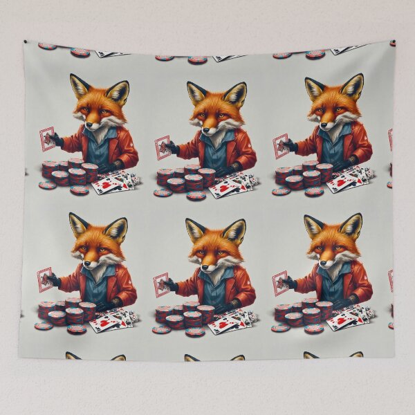 Artikelvorschau, Fuchsporträt entworfen und verkauft von FoxVibes.