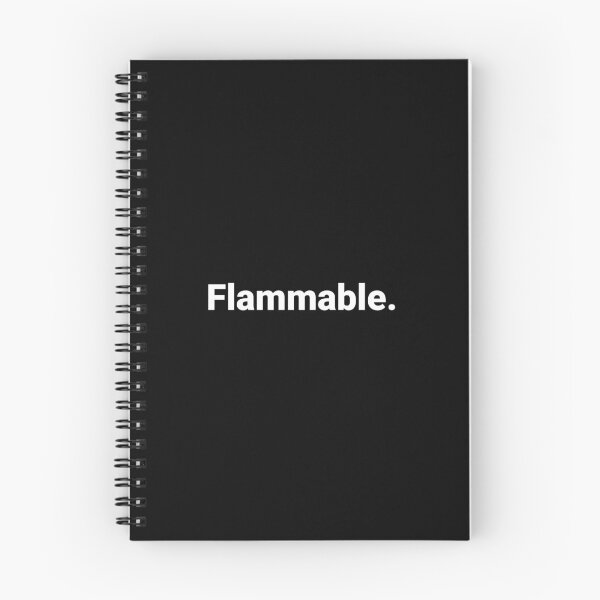 Item preview, Flammable. designed and sold by Text-based T-Shirts and Gifts.