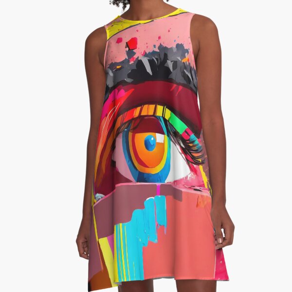 Scarlet Eye 2 A-Line Dress