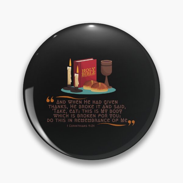 Item preview, Holy Thursday / Maudy Thursday Bible Quote T Shirt / Stickers designed and sold by Designsleashed.