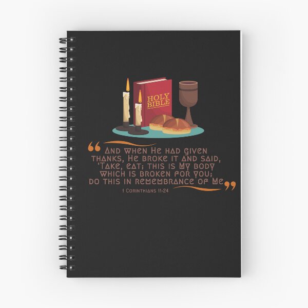 Item preview, Holy Thursday / Maudy Thursday Bible Quote T Shirt / Stickers designed and sold by Designsleashed.