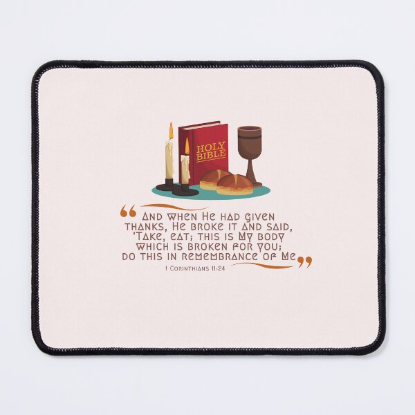 Item preview, Holy Thursday / Maudy Thursday Bible Quote T Shirt / Stickers designed and sold by Designsleashed.