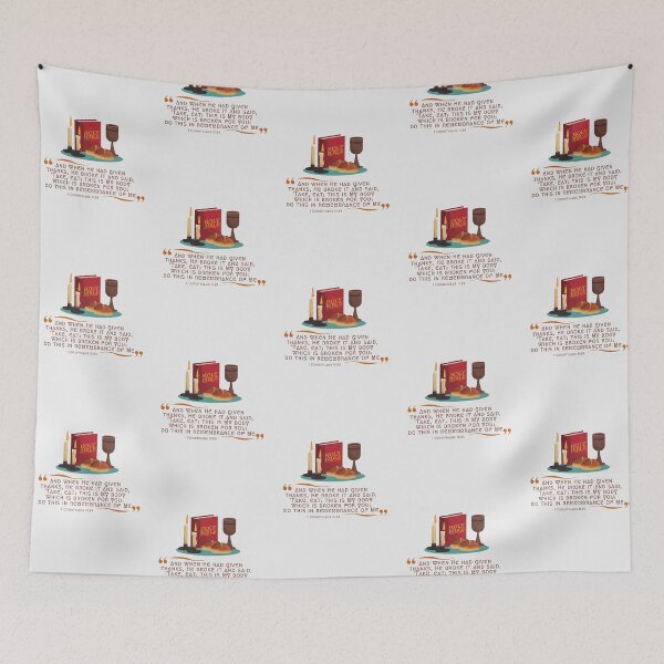Item preview, Holy Thursday / Maudy Thursday Bible Quote T Shirt / Stickers designed and sold by Designsleashed.