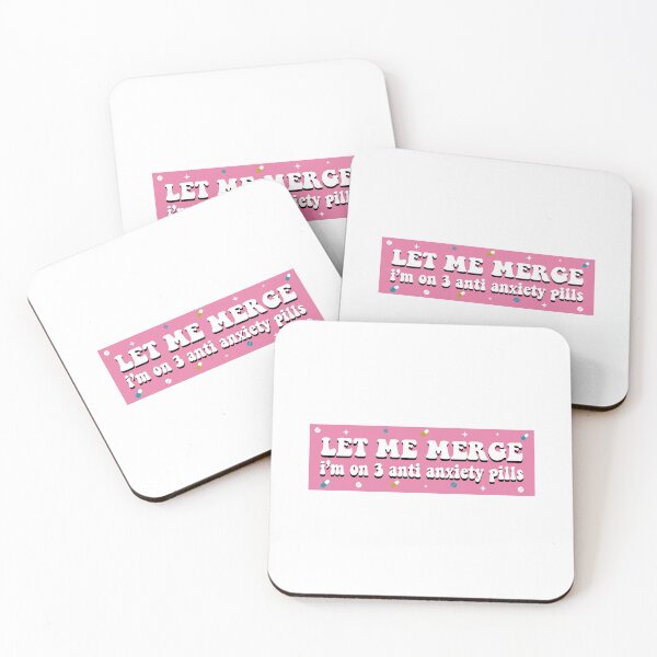 Item preview, Let Me Merge! I'm On 3 Anxiety Pills! Car Vehicle Funny Meme Bumper designed and sold by BUMPER-STICKERS.