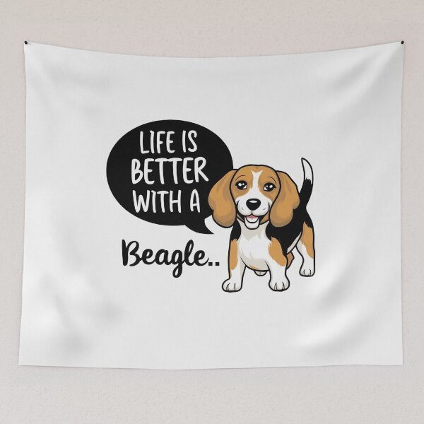 Item preview,  life is better with a beagle designed and sold by Terbotv.