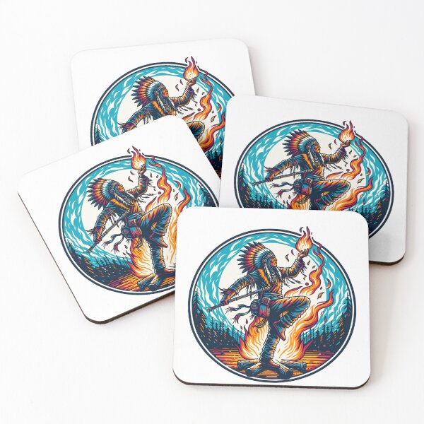 Item preview, Apocalyptic Survivors: Native American Warriors Design designed and sold by Barbaventuras.