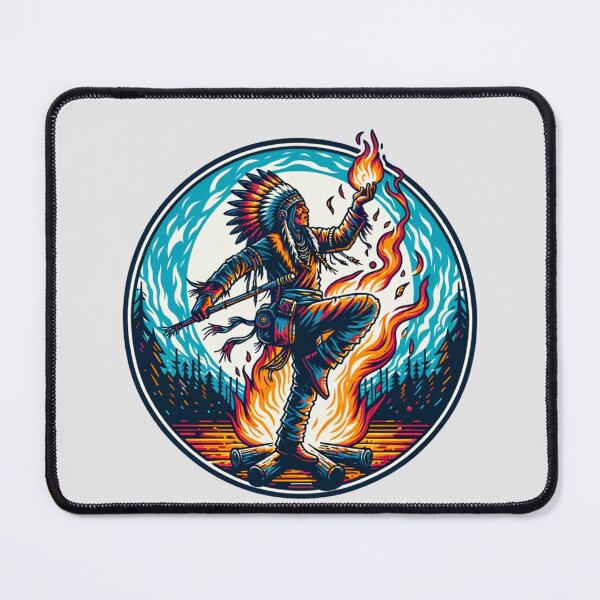 Item preview, Apocalyptic Survivors: Native American Warriors Design designed and sold by LATINOERRANTES.
