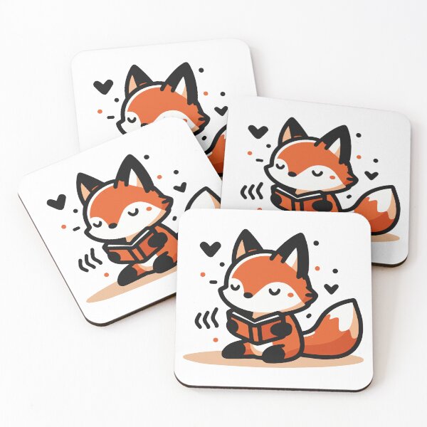 Item preview, Cute Fox Reading designed and sold by BluRockDesigns.