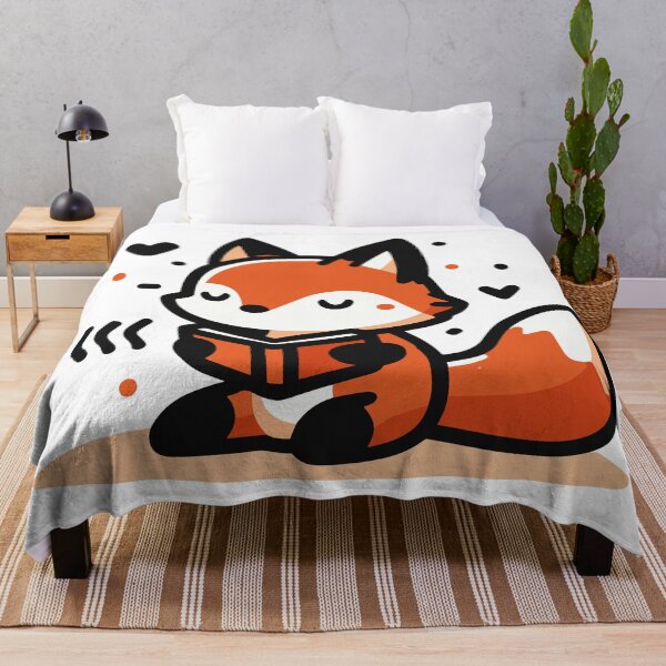 Item preview, Cute Fox Reading designed and sold by BluRockDesigns.