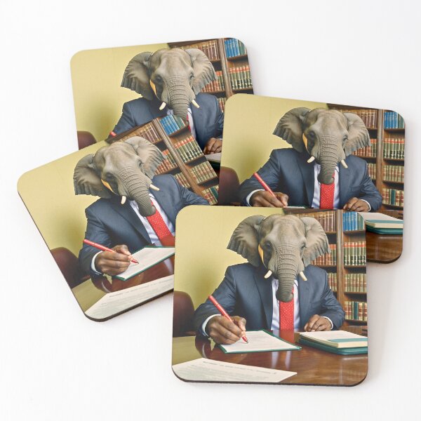 Item preview, Elephant Portrait designed and sold by ElephantVibes.