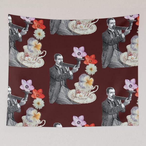 Item preview, Floral puff designed and sold by MAlomarCollage.