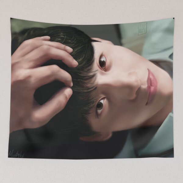 Item preview, Cha Yeowoon "Love for Love's Sake" digital drawing/painting designed and sold by MintyLix.