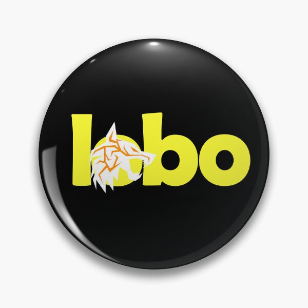Item preview, White wolf with orange eyes and yellow letters designed and sold by the Zarock Shop.