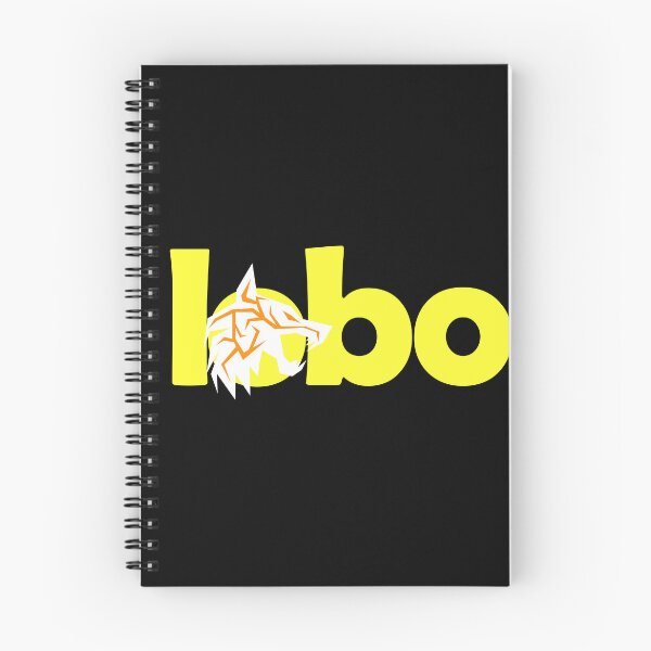 Item preview, White wolf with orange eyes and yellow letters designed and sold by the Zarock Shop.