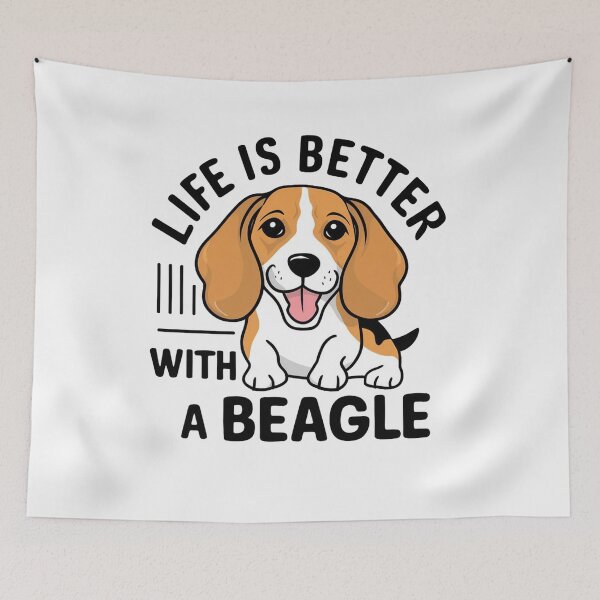 Item preview, life is better with a beagle designed and sold by Terbotv.