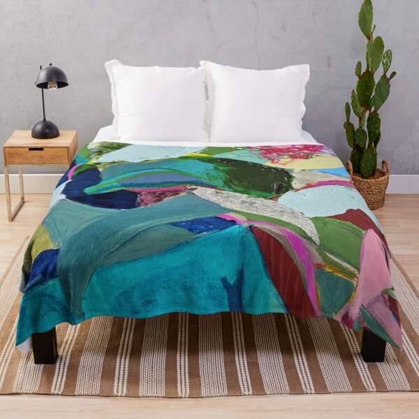 Item preview, Abstract Modern Floral in Magenta designed and sold by leahgay.