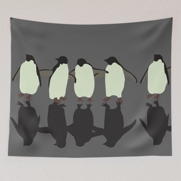 Item preview, Penguin shadow in gray designed and sold by JezliP.