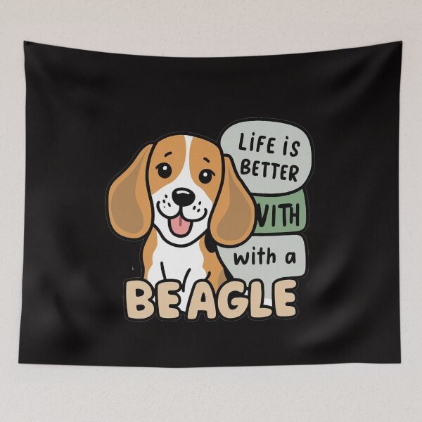 Item preview, life is better with a beagle designed and sold by Terbotv.