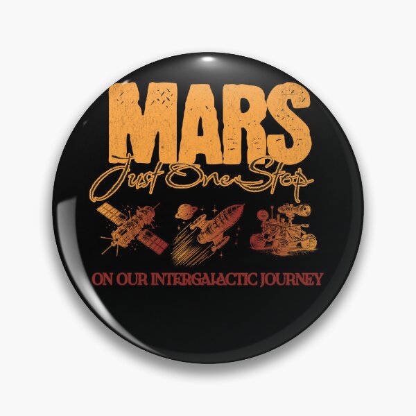 Item preview, Mars: Just One Stop on Our Intergalactic Journey designed and sold by InspireHubWear.