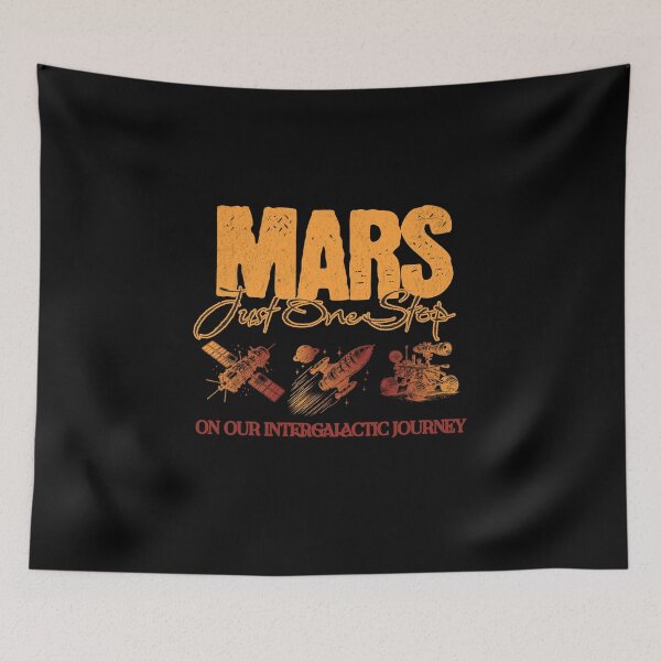 Item preview, Mars: Just One Stop on Our Intergalactic Journey designed and sold by InspireHubWear.