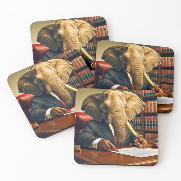 Item preview, Elephant Portrait designed and sold by ElephantVibes.