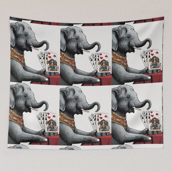 Item preview, Elephant Portrait designed and sold by ElephantVibes.