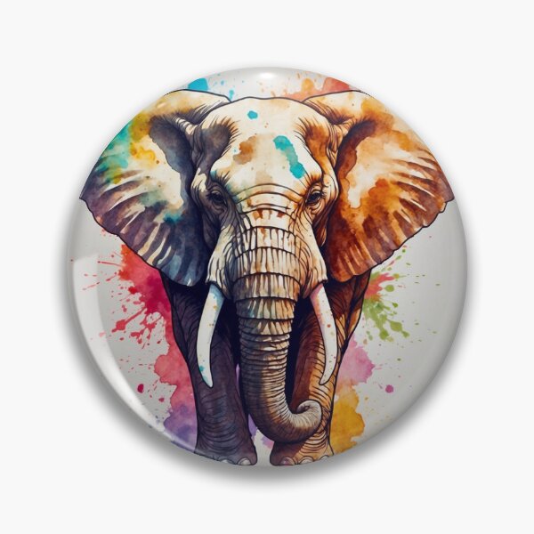 Item preview, Elephant Portrait designed and sold by ElephantVibes.